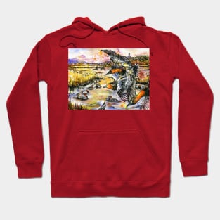 Canvasbacks and Redheads Ducks Hoodie